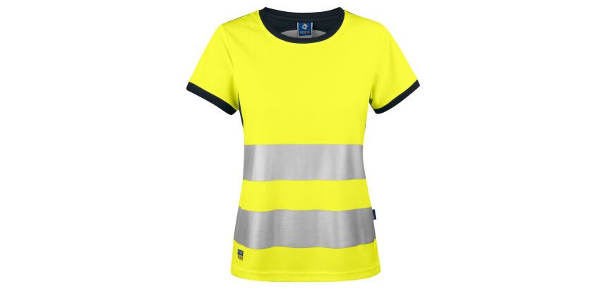 ProJob 6012 T-SHIRT POLYESTER FEMME EN ISO 20471 CLASSE 2/1