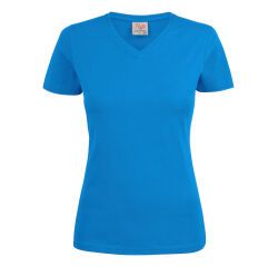 Printer Heavy V-neck 
T-Shirt Damen