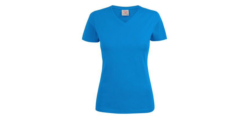 Printer Essentials Heavy V-neck 
T-Shirt Femmes