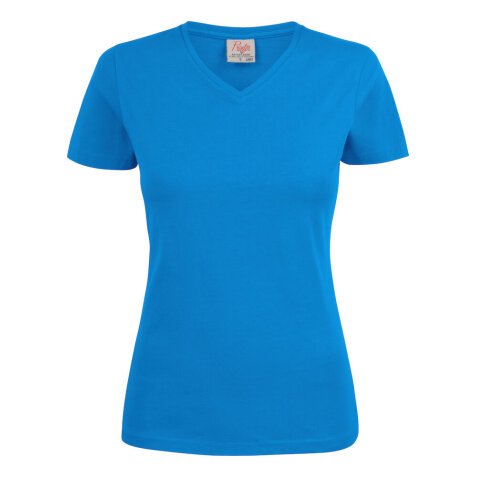 Printer Heavy V-neck 
T-Shirt Women