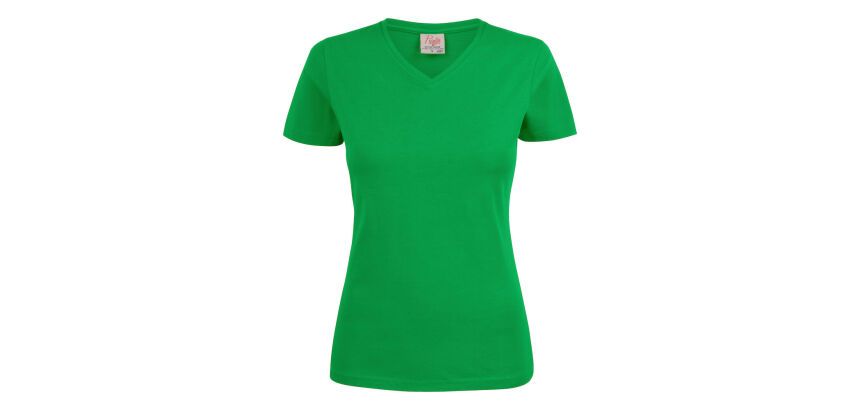Printer Heavy V-neck 
T-Shirt Damen