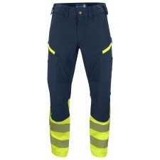 ProJob 6528 PANTALON POLYCOTON - EN ISO 20471 CLASSE 1 Jaune/Marine - Taille 38