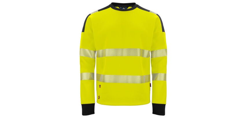 ProJob 6108 SIGNALISATIESWEATER RONDE HALS EN ISO 20471 KLASSE 3