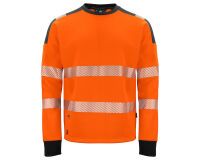 ProJob 6108 SWEATSHIRT COL ROND EN ISO 20471 CLASSE 3/2 Orange/Noir - Taille L