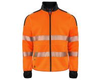 ProJob 6109 SWEATSHIRT FULL ZIP - EN ISO 20471 CLASSE 3/2 Orange/Noir - Taille M