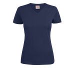 Printer Heavy V-neck 
T-Shirt Femmes