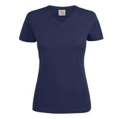 Printer Heavy V-neck 
T-Shirt Femmes