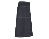 Cottover TABLIER A TAILLE LONG - CERTIFIÉ GOTS Bleu Foncé - Taille Taille unique