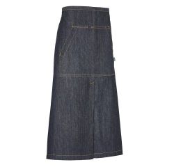 Cottover Waist Apron Long Dark Blue - Size Taille unique