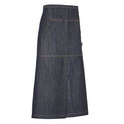 Cottover Waist Apron Long Dark Blue - Size Taille unique