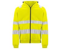 ProJob 6132 SWEATSHIRT FULL ZIP CAPUCHE - EN ISO 20471 CLASSE 3