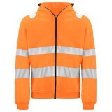 ProJob 6132 SWEATSHIRT FULL ZIP CAPUCHE - EN ISO 20471 CLASSE 3