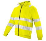 ProJob 6132 SWEATSHIRT FULL ZIP CAPUCHE - EN ISO 20471 CLASSE 3
