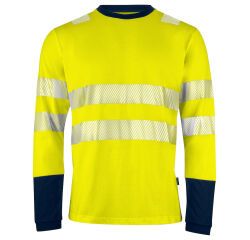 ProJob 6014 T-SHIRT MANCHES LONGUES ISO 20471 CLASSE 3/2
