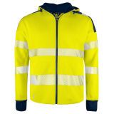 ProJob 6110 SWEATSHIRT FULL ZIP CAPUCHE - EN ISO 20471 CLASSE 3/2