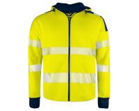 ProJob 6110 SWEATSHIRT FULL ZIP CAPUCHE - EN ISO 20471 CLASSE 3/2