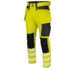 ProJob 6571 SIGNALISATIESTRETCHBROEK MET KNIEZAKKEN EN SPIJKERZAKKEN EN ISO 20471 KLASSE 2