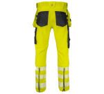 ProJob 6571 SIGNALISATIESTRETCHBROEK MET KNIEZAKKEN EN SPIJKERZAKKEN EN ISO 20471 KLASSE 2