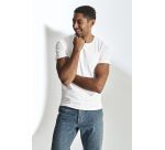 Cottover STRETCH COL ROND HOMME - CERTIFIÉ GOTS