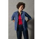 Cottover Stretch V-neck Lady