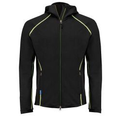 ProJob 3314 SWEATSHIRT TECHNIQUE FULL ZIP CAPUCHE Jaune/Noir - Taille XXL