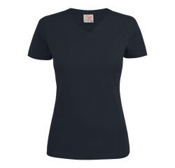 Printer Heavy V-neck 
T-Shirt Women