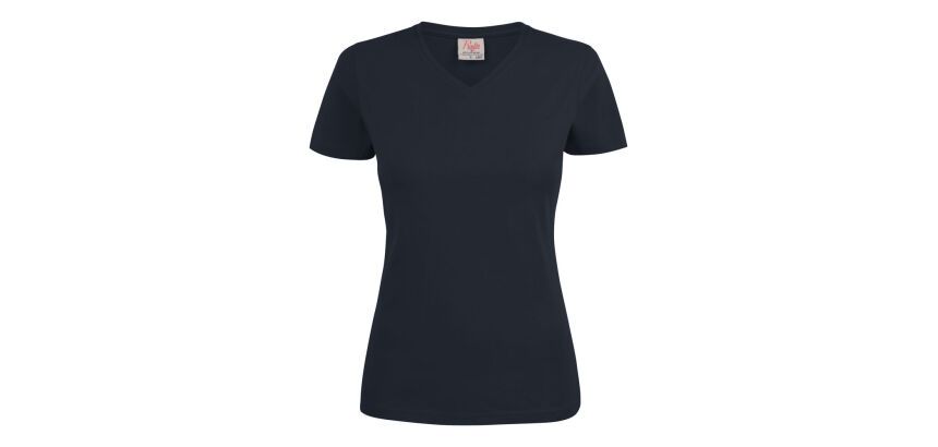 Printer Heavy V-neck 
T-Shirt Damen