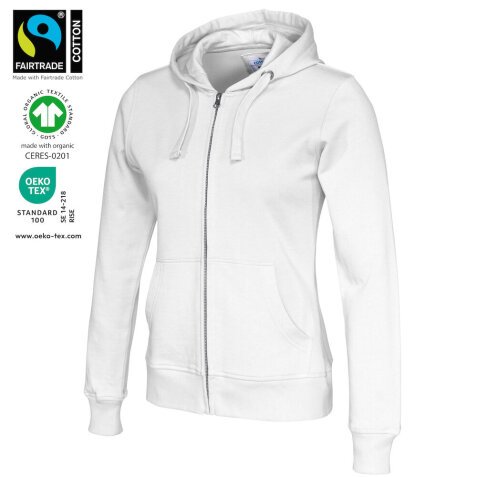 Cottover HOODIE FULL ZIP LADY - GOTS GECERTIFICEERD