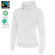 Cottover SWEATSHIRT  À CAPUCHE FEMME - CERTIFIÉ GOTS Blanc - Taille L