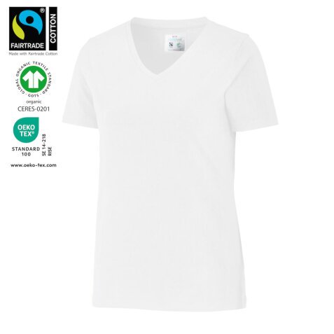 Cottover Stretch V-neck Lady