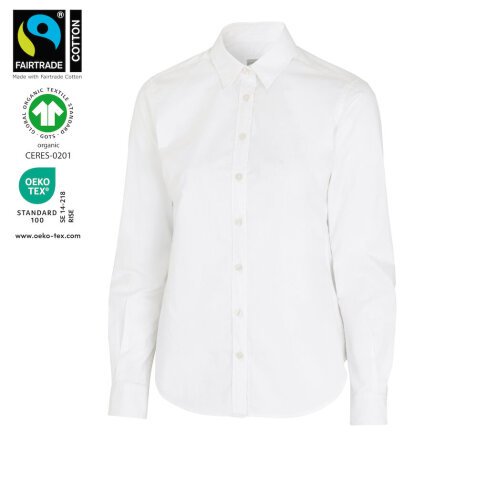 Cottover SHIRT TWILL LADY - GOTS GECERTIFICEERD