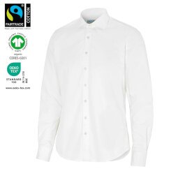 Cottover SHIRT TWILL SLIM FIT MAN - GOTS GECERTIFICEERD