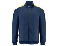 ProJob 2129 SWEATSHIRT PRIO BICOLORE FULL ZIP Jaune/Marine - Taille L