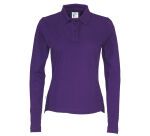 Cottover POLO PIQUE MANCHES LONGUES FEMME - CERTIFIÉ GOTS
