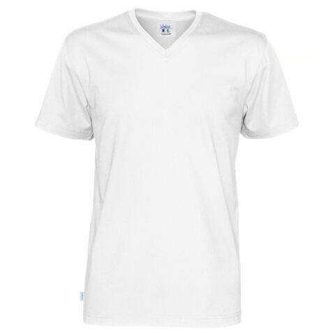 Cottover T-SHIRT V-NECK MAN - GOTS GECERTIFICEERD