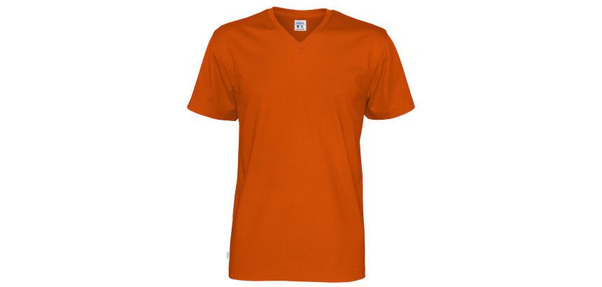 Cottover T-SHIRT MANCHES COURTES COL V HOMME - CERTIFIÉ GOTS
