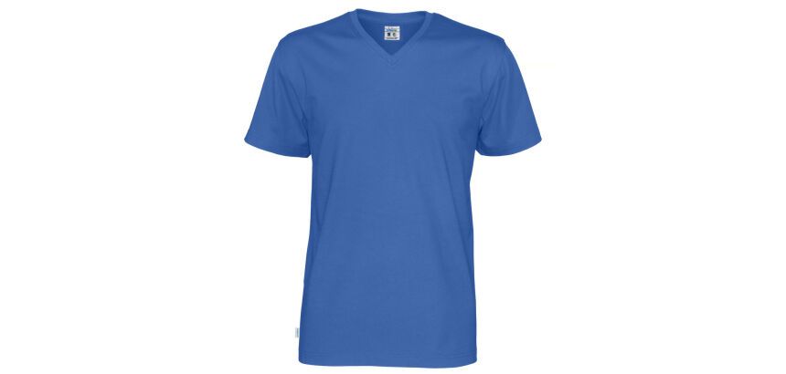 Cottover T-SHIRT MANCHES COURTES COL V HOMME - CERTIFIÉ GOTS