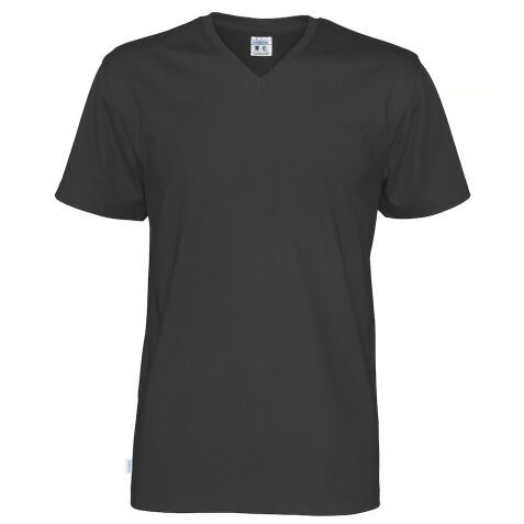 Cottover T-SHIRT V-NECK MAN - GOTS GECERTIFICEERD