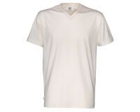 Cottover T-SHIRT MANCHES COURTES COL V HOMME - CERTIFIÉ GOTS Ecru - Taille XL