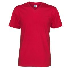 Cottover T-SHIRT V-NECK MAN - GOTS GECERTIFICEERD