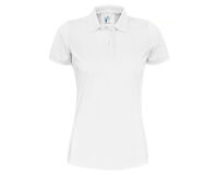 Cottover POLO MANCHES COURTES FEMME - CERTIFIÉ GOTS Blanc - Taille M