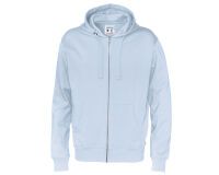 Cottover SWEATSHIRT À CAPUCHE FULL ZIP HOMME - CERTIFIÉ GOTS Bleu Clair - Taille S
