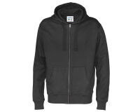 Cottover SWEATSHIRT À CAPUCHE FULL ZIP HOMME - CERTIFIÉ GOTS Noir - Taille XXXXL