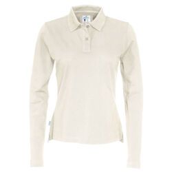 Cottover POLO PIQUE LONG SLEEVE LADY - GOTS GECERTIFICEERD