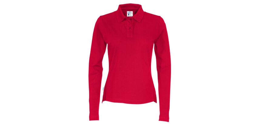 Cottover POLO PIQUE MANCHES LONGUES FEMME - CERTIFIÉ GOTS