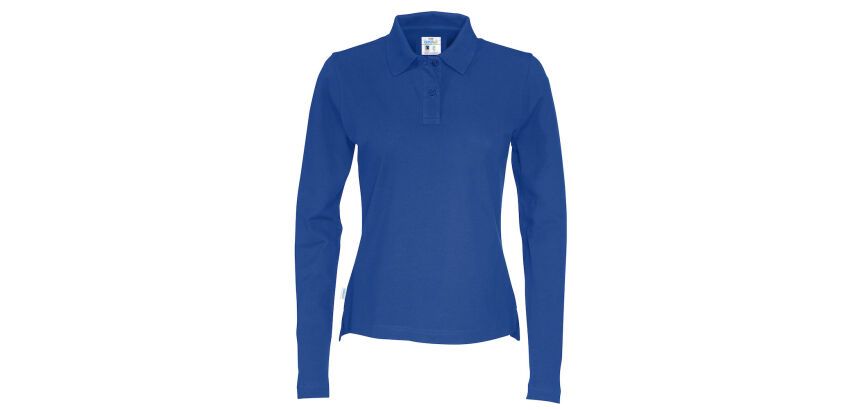 Cottover POLO PIQUE MANCHES LONGUES FEMME - CERTIFIÉ GOTS