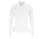 Cottover POLO PIQUE LONG SLEEVE LADY - GOTS GECERTIFICEERD