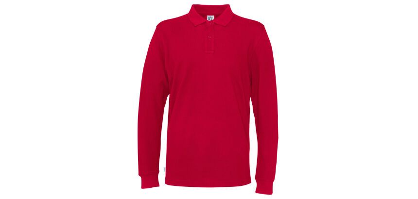 Cottover POLO PIQUE MANCHES LONGUES HOMME - CERTIFIÉ GOTS