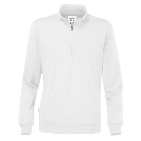 Cottover SWEATER HALF ZIP UNISEX - GOTS GECERTIFICEERD