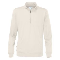 Cottover SWEATER HALF ZIP UNISEX - GOTS GECERTIFICEERD